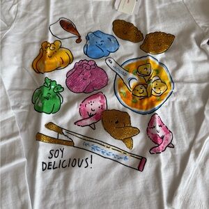 Crewcuts White 'Soy Delicious' Dumpling Graphic Tee